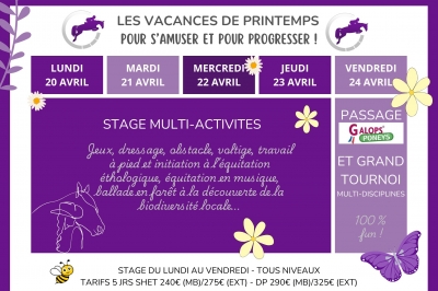 Le printemps du poney !